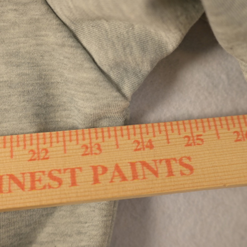 Shein USA Flag Graphic Sweatshirt Womens L Gray Distressed Oversized Pullover - Picture 3 of 7